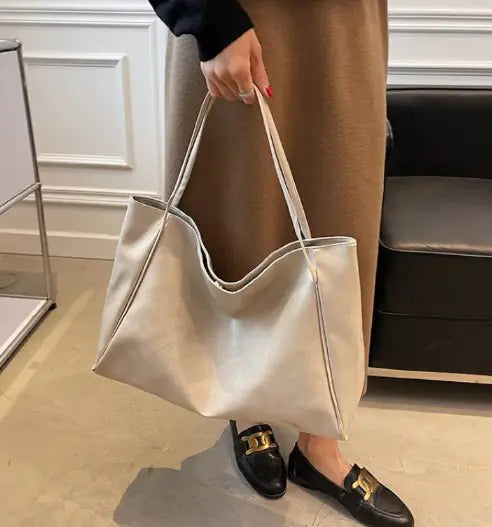 Leather Shoulder Handbag - Hopecommerce