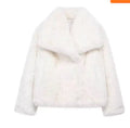 Winter Plush Coat Fashion Thicken Lapel Outwear Casual Long Sleeve Tops Womens Clothing - Hopecommerce