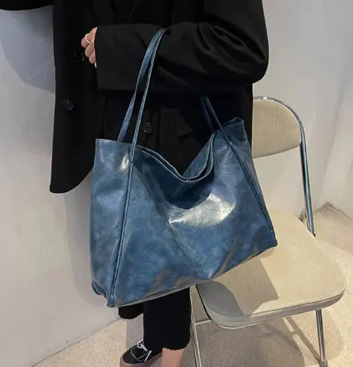 Leather Shoulder Handbag - Hopecommerce