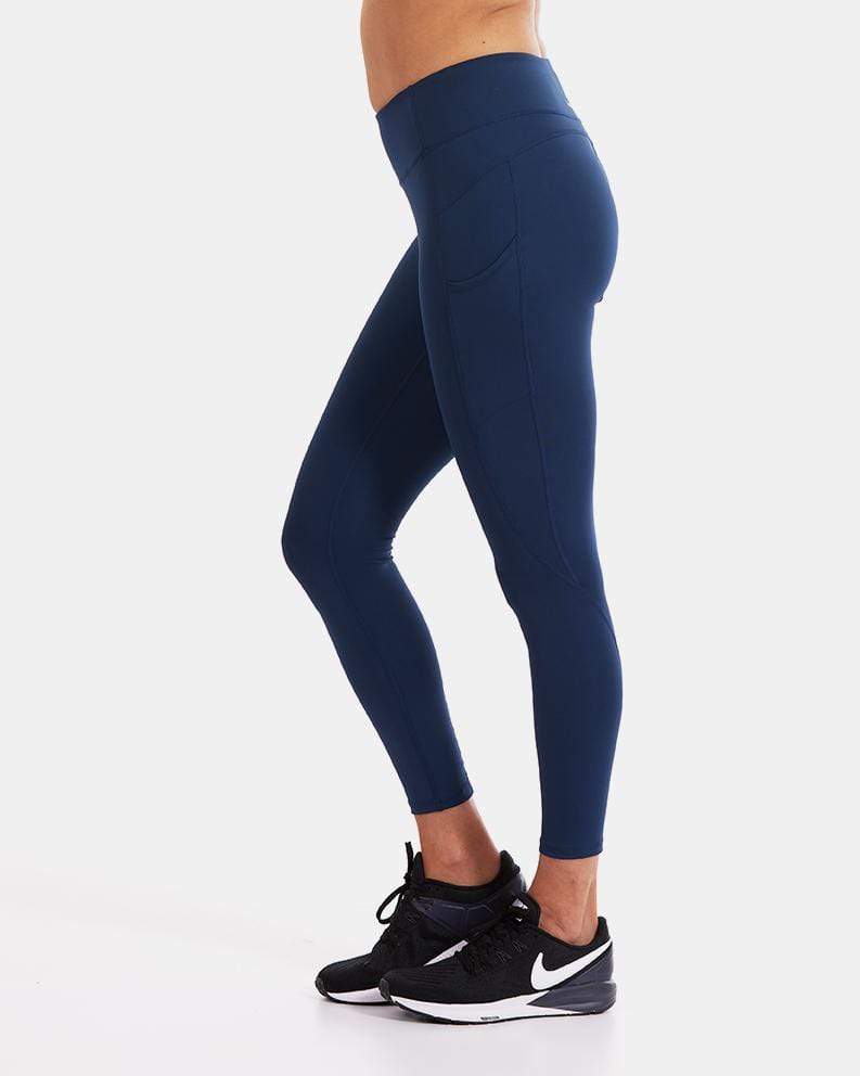 Wi-Thi Mid-Rise Pocketed Legging – Night Swim Navy - Hopecommerce