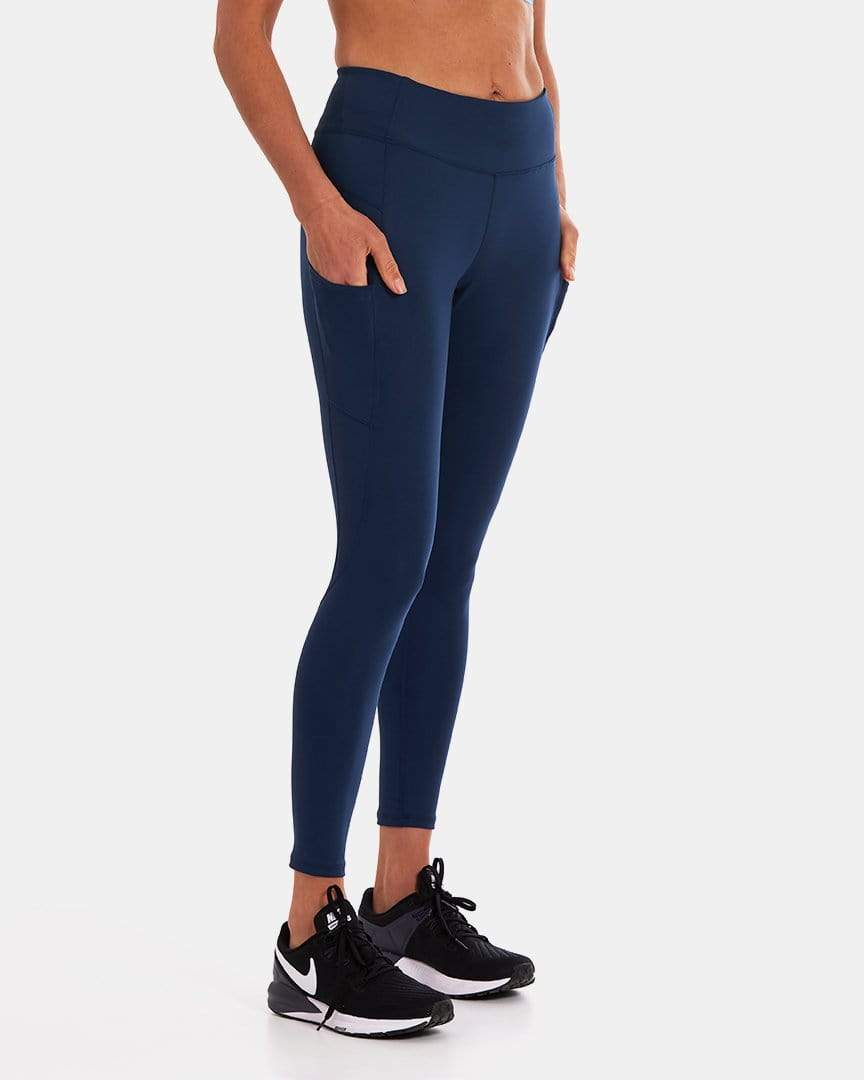 Wi-Thi Mid-Rise Pocketed Legging – Night Swim Navy - Hopecommerce
