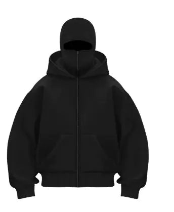 Double Hood Design Hooded Sweater - Hopecommerce