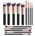 14pcs Wood Handle Makeup Brush Set - Hopecommerce
