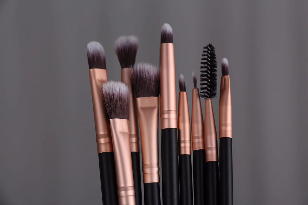 14pcs Wood Handle Makeup Brush Set - Hopecommerce
