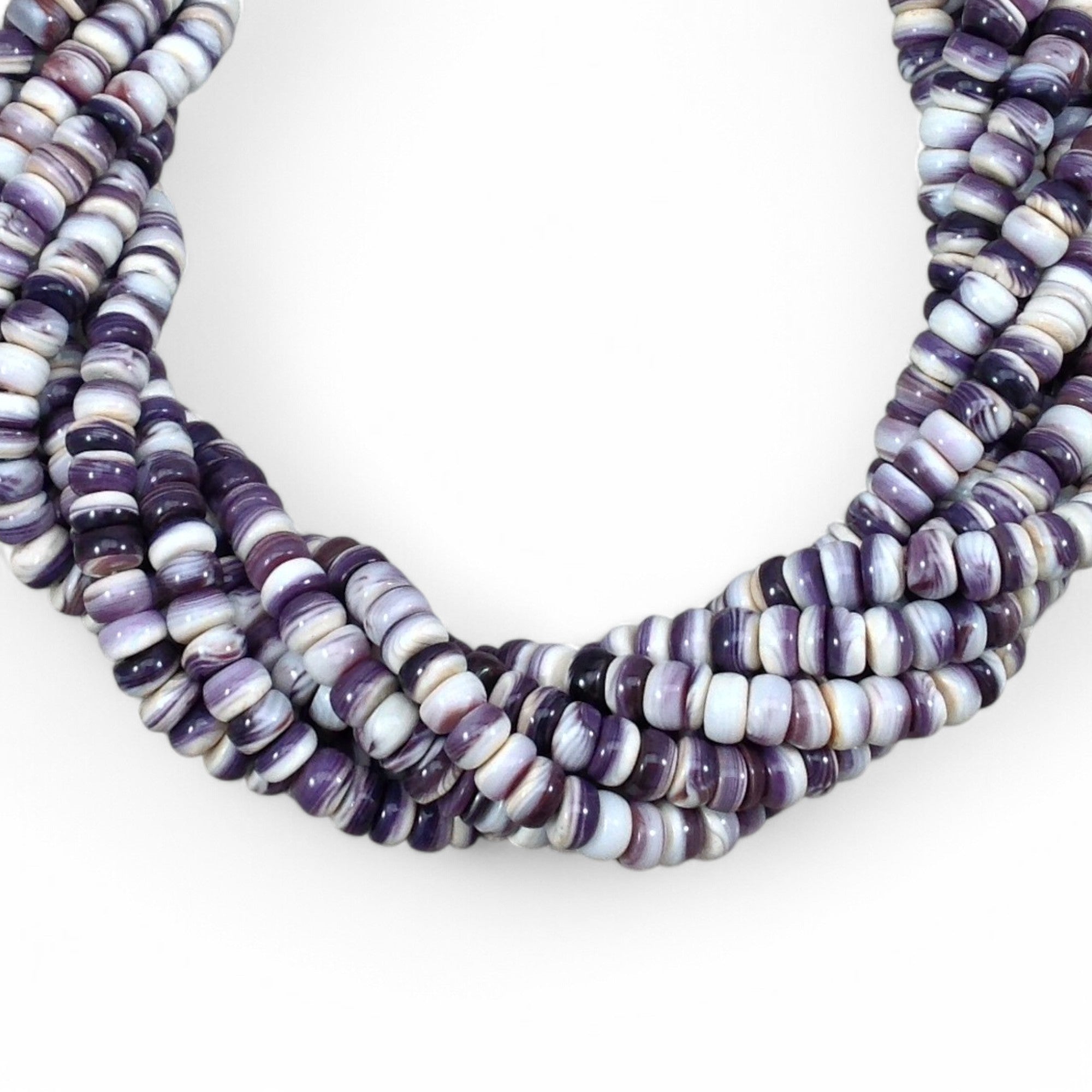 Wampum Quahog Shell Rondelle - Hopecommerce