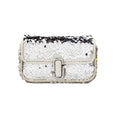 Marc Jacobs The Mini J Marc Shoulder Cream Sequined Bag - Hopecommerce