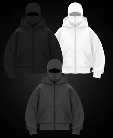 Double Hood Design Hooded Sweater - Hopecommerce
