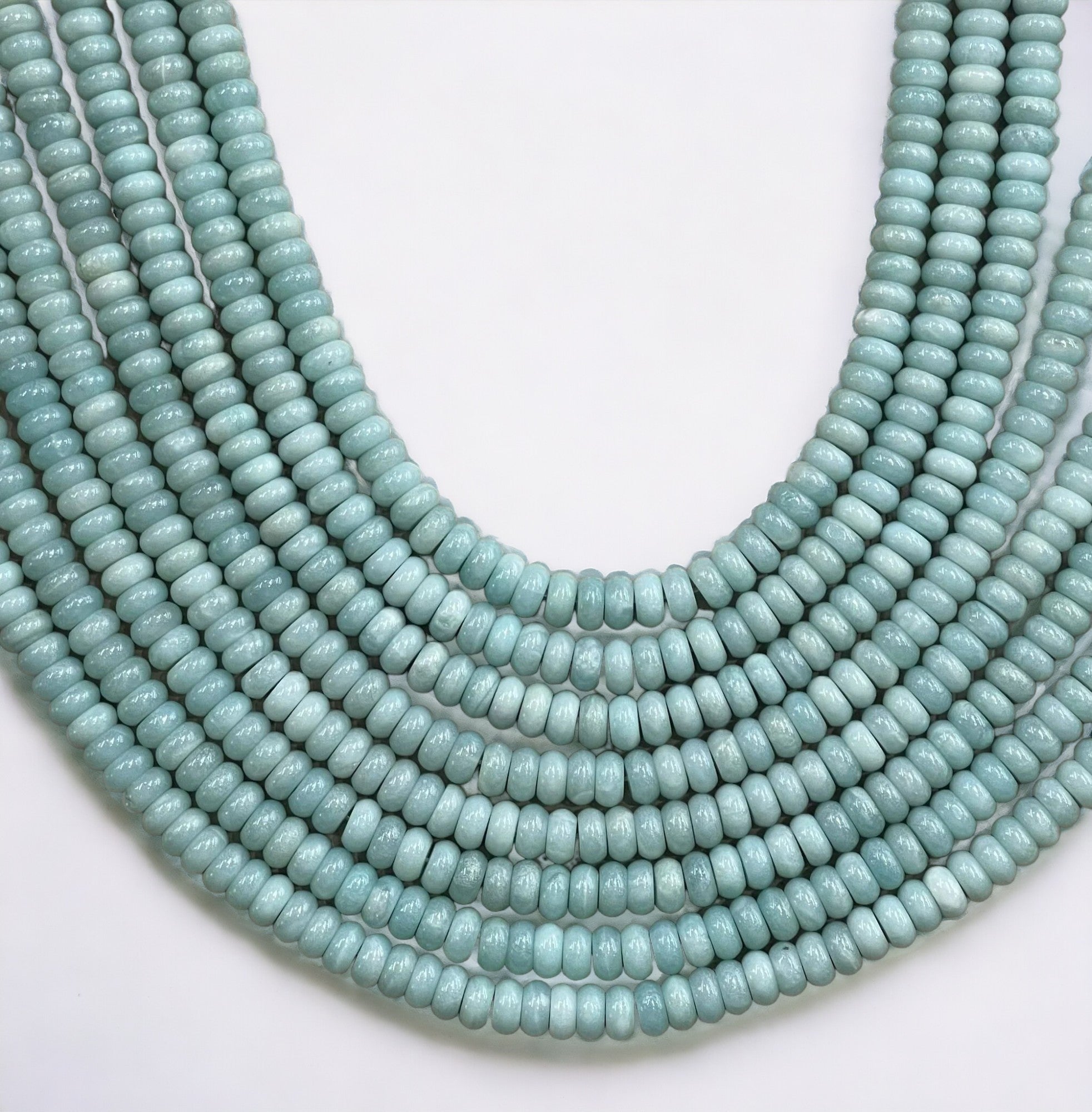 Amazonite Rondelle A Grade 10mm - Hopecommerce
