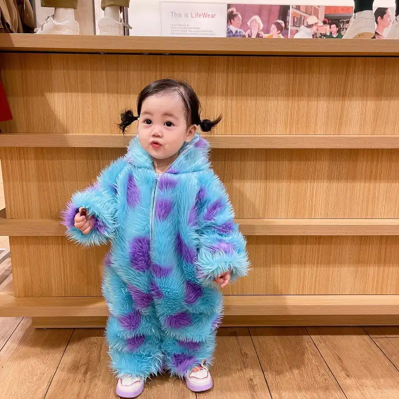 Cute Animal Baby Jumpsuit With Hooded Zipper - Hopecommerce