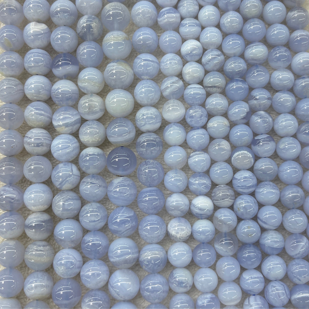 Blue Lace Agate Round - Hopecommerce